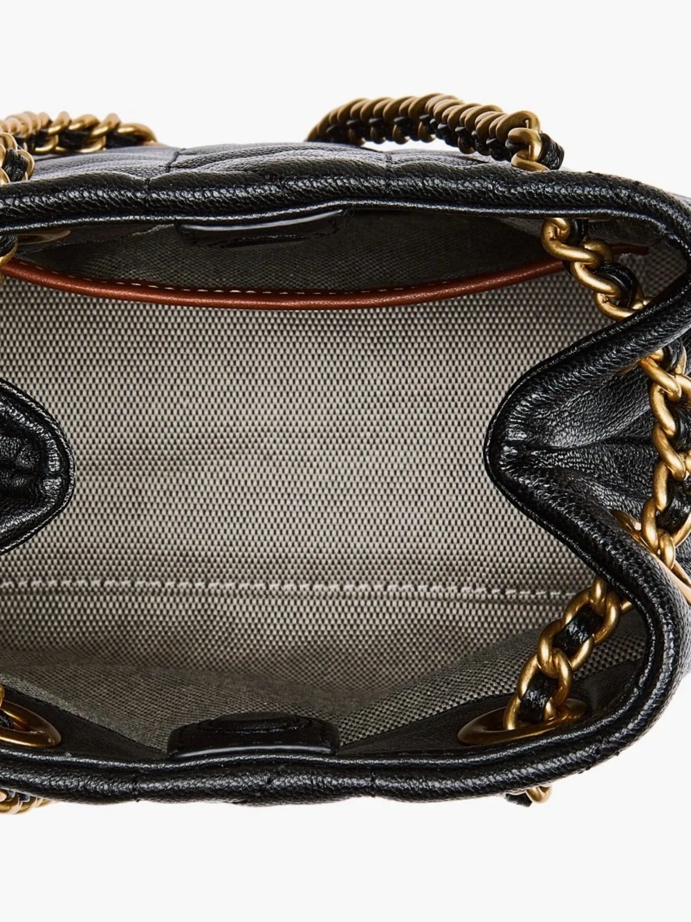 Coach Scarlet Quilted Chain-Handle Crossbody Bag with charms
